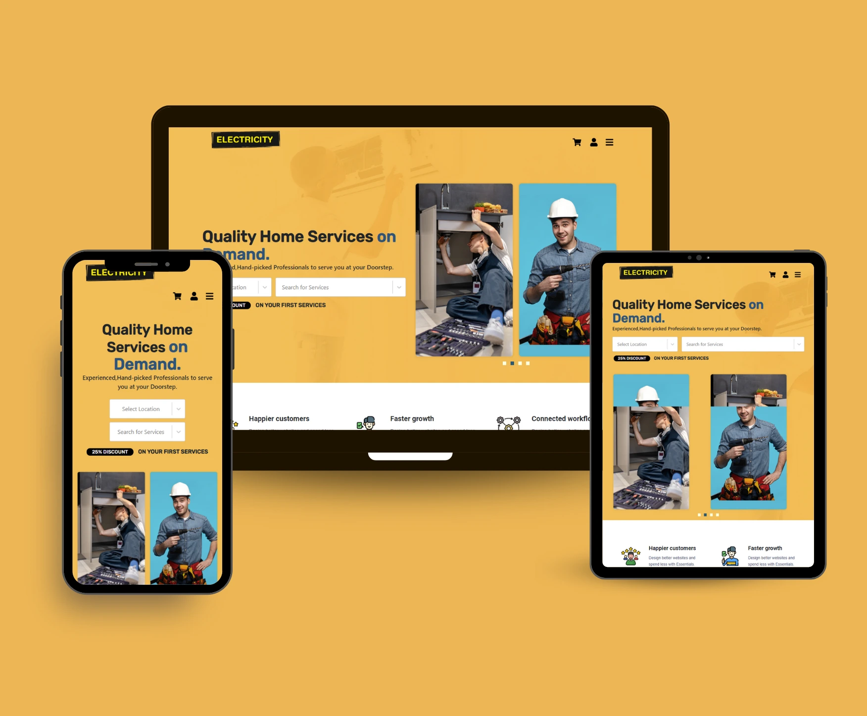 Electricity.com | Custom Web Design & Development | NextUpgrad